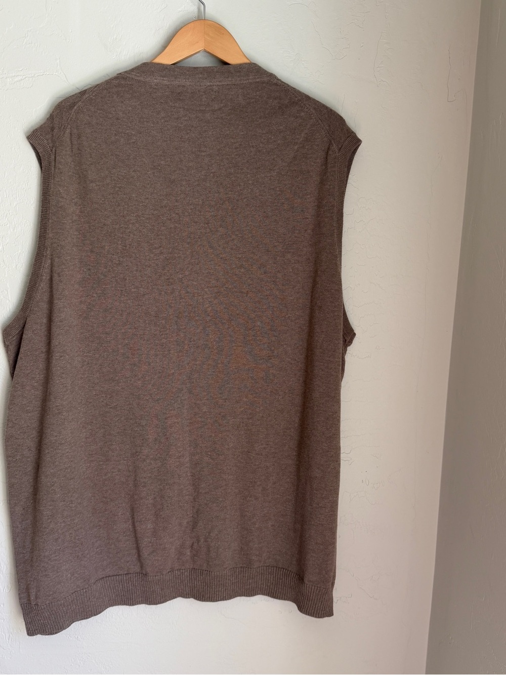 Tasso Elba Men's Light Brown Taupe Knitted Vest Size 3XL NWT - Picture 7 of 7